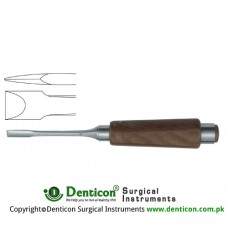 FiberGrip™ Obwegeser Wedge Osteotome Stainless Steel, 22 cm - 8 3/4" Blade Width 12 mm